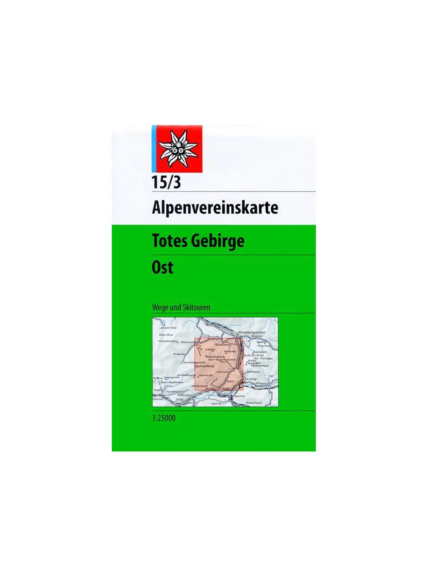 ALPENVEREIN | Wanderkarte Totes Gebirge Östliches Blatt Maßstab 1:25.000 | 